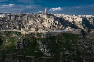 Panoramica dei Sassi di Matera dal Parco Murgia